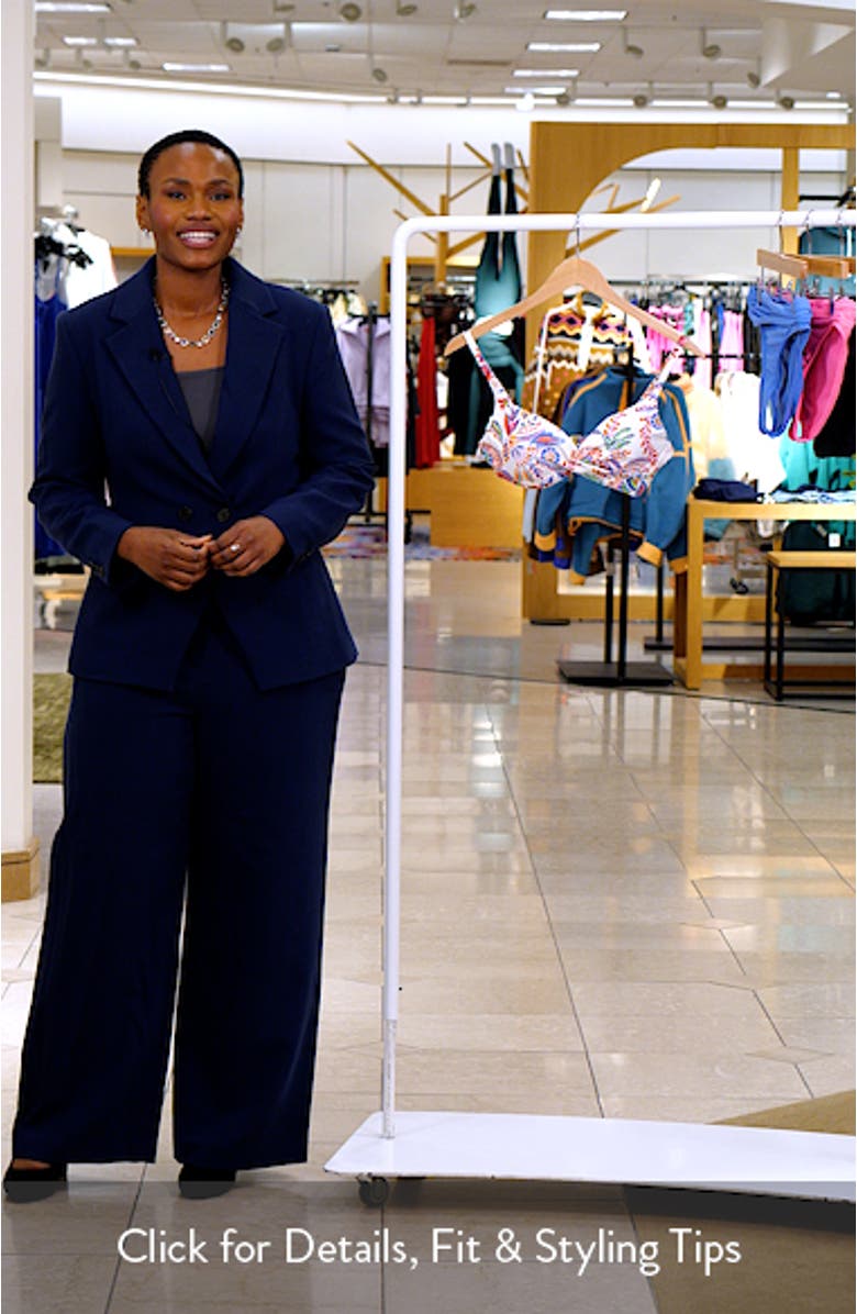 Underwire Twist Front Bikini Top, sales video thumbnail