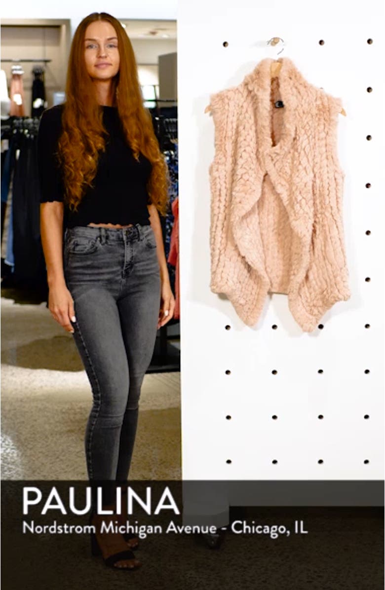 Faux Fur Vest, sales video thumbnail