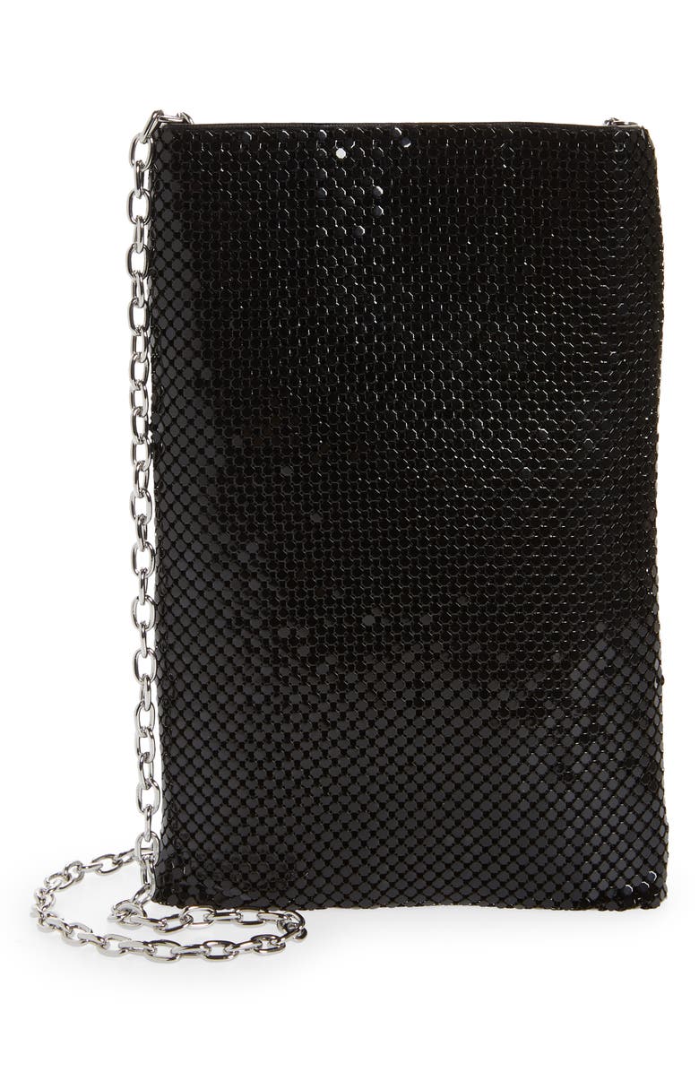 Whiting & Davis Mesh Crossbody Pouch, Main, color,