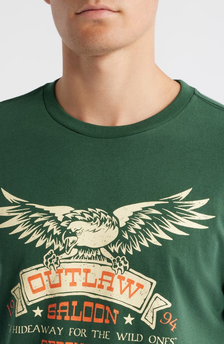 The Forecast Agency Outlaw Graphic T-Shirt, Alternate, color, Forest Green