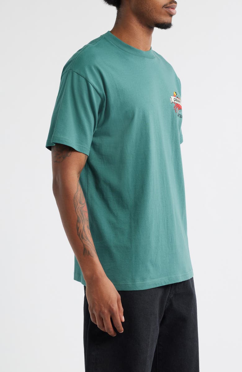 Carhartt Work In Progress Crab Paint Organic Cotton Graphic T-Shirt, Alternate, color, 