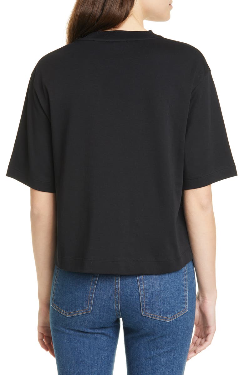 Vince Wide Sleeve Crop Pima Cotton Tee, Alternate, color, 