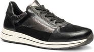 ara Obsidian Leather Sneaker