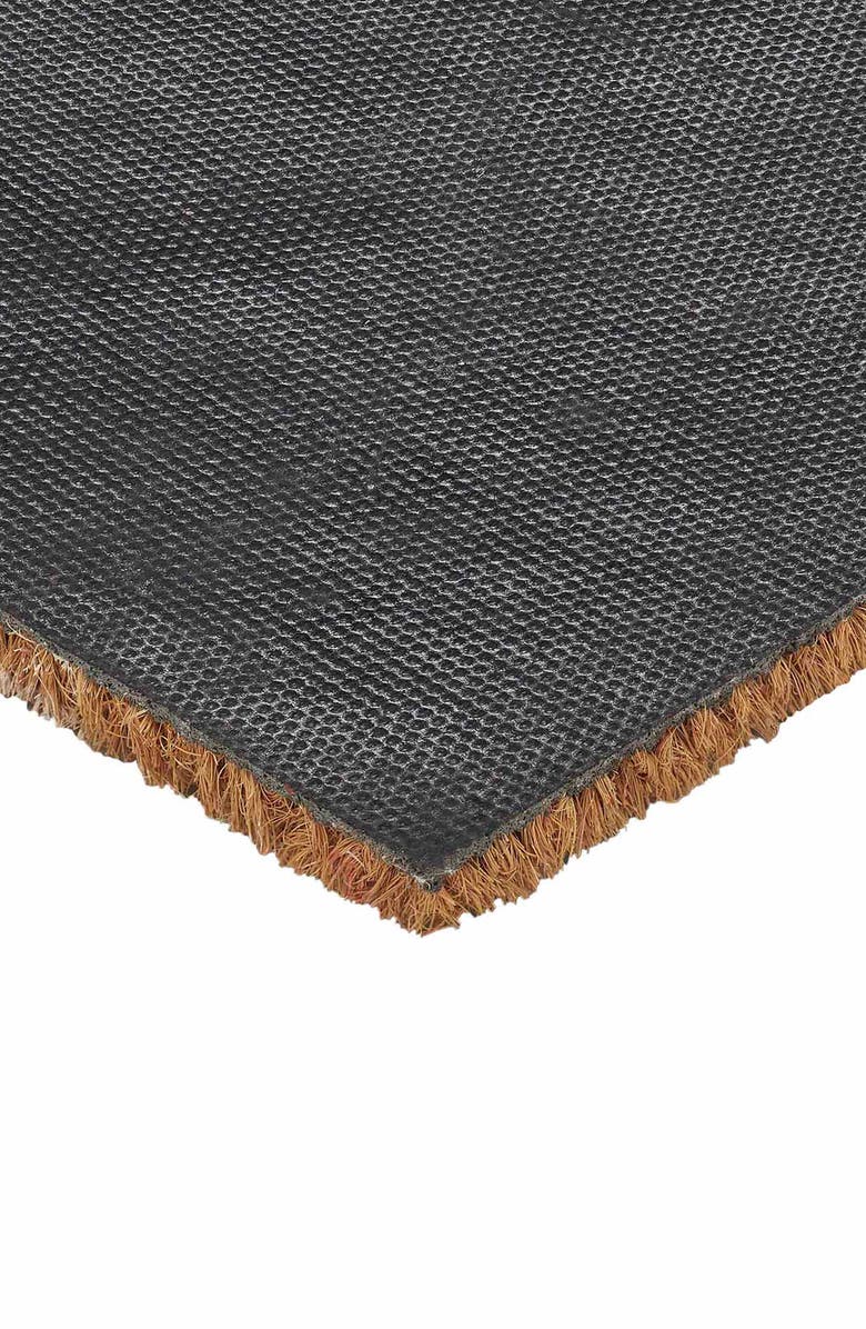 VCNY HOME Welcome Floral Coir Doormat, Alternate, color, Natural/ Multi