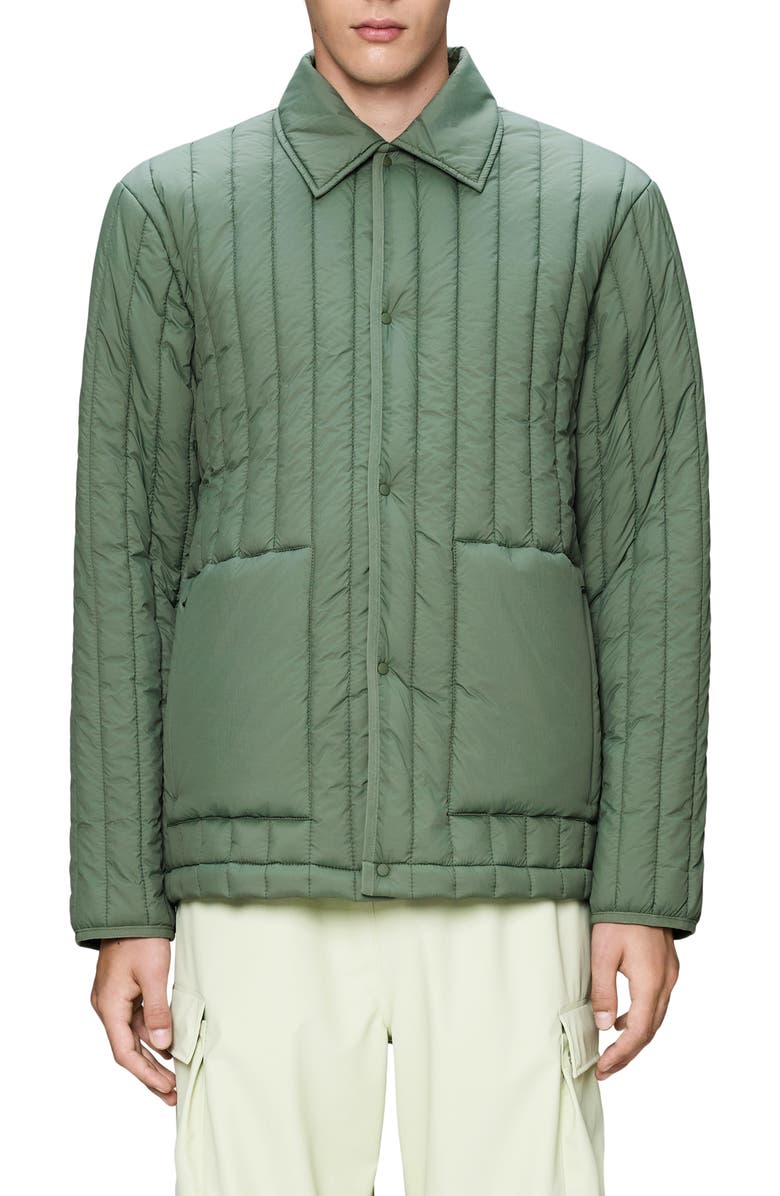 Rains Banja Liner Overshirt, Main, color, Well