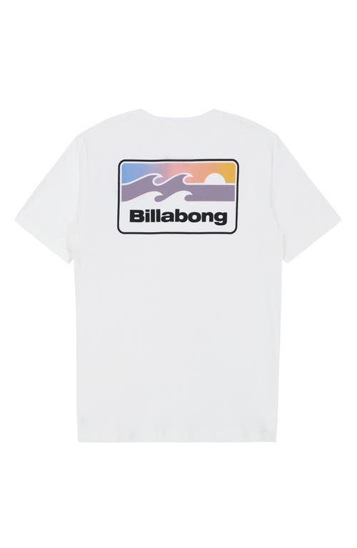 Billabong Kids' Runner Performance Graphic T-shirt In White