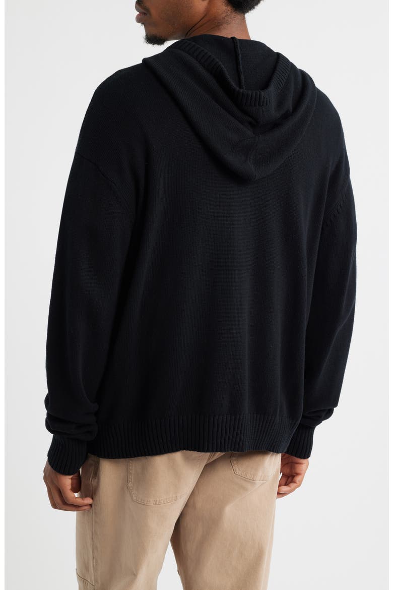 Classic Jacquard Zip Hoodie, Alternate, color, PIRATE-BLACK