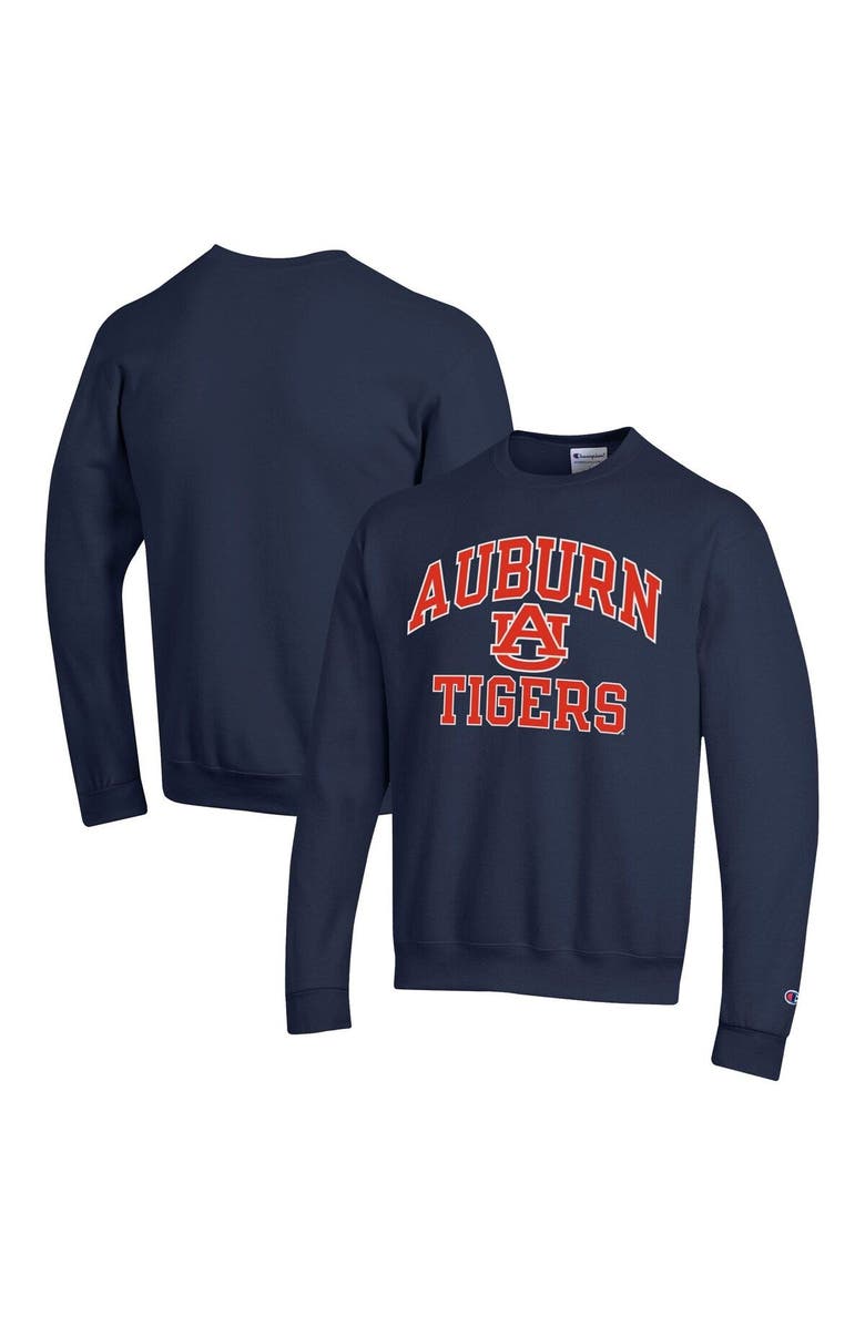 Champion Men's Champion Navy Auburn Tigers High Motor Pullover Sweatshirt, Main, color, Navy