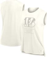 FANATICS Women's Fanatics Cream Cincinnati Bengals Studio Embrace Tank Top