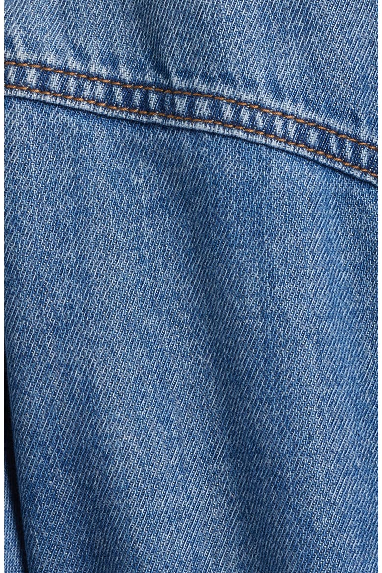 Denim Trench Coat, Alternate, color, MEDIUM WASH