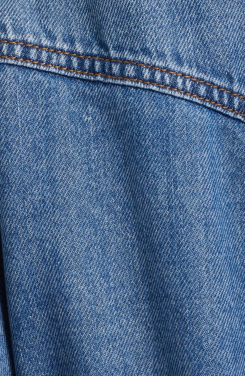 Treasure & Bond Denim Trench Coat, Alternate, color, Medium Wash