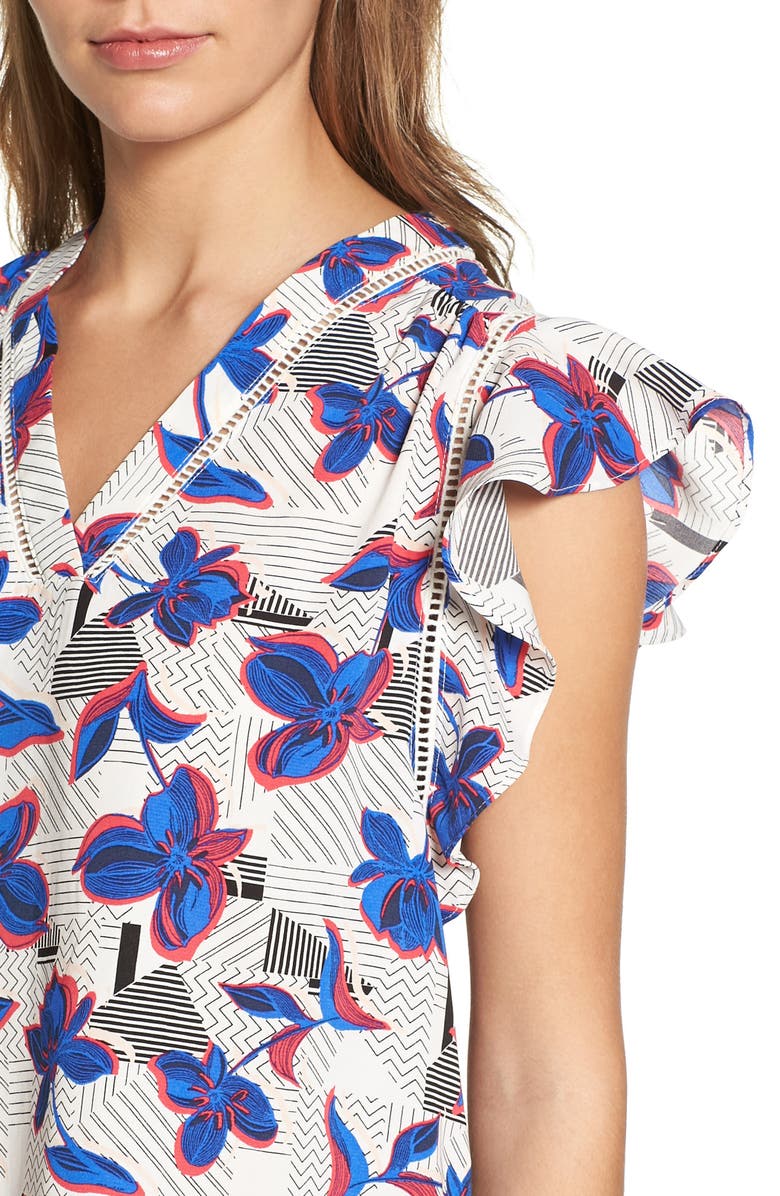 Halogen<sup>®</sup> Flutter Sleeve Top, Alternate, color, 