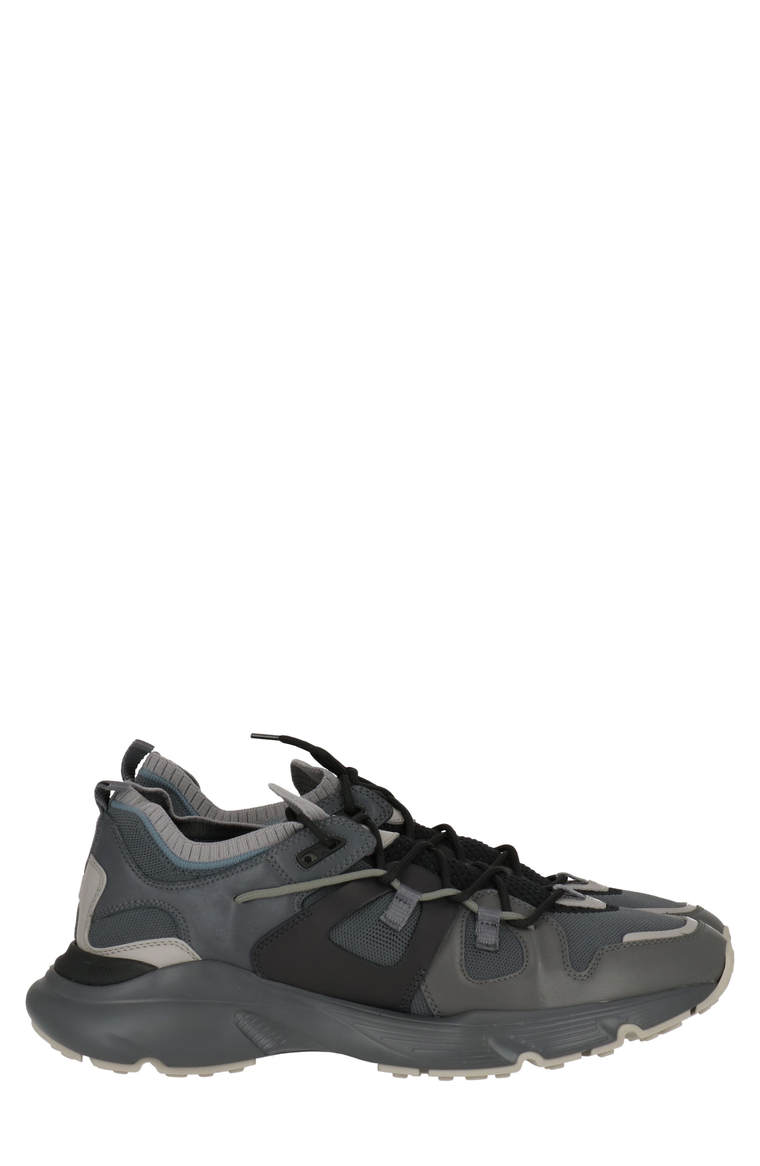 Chunky Colorblock Sneaker, Alternate, color, GREY MULTICOLORED
