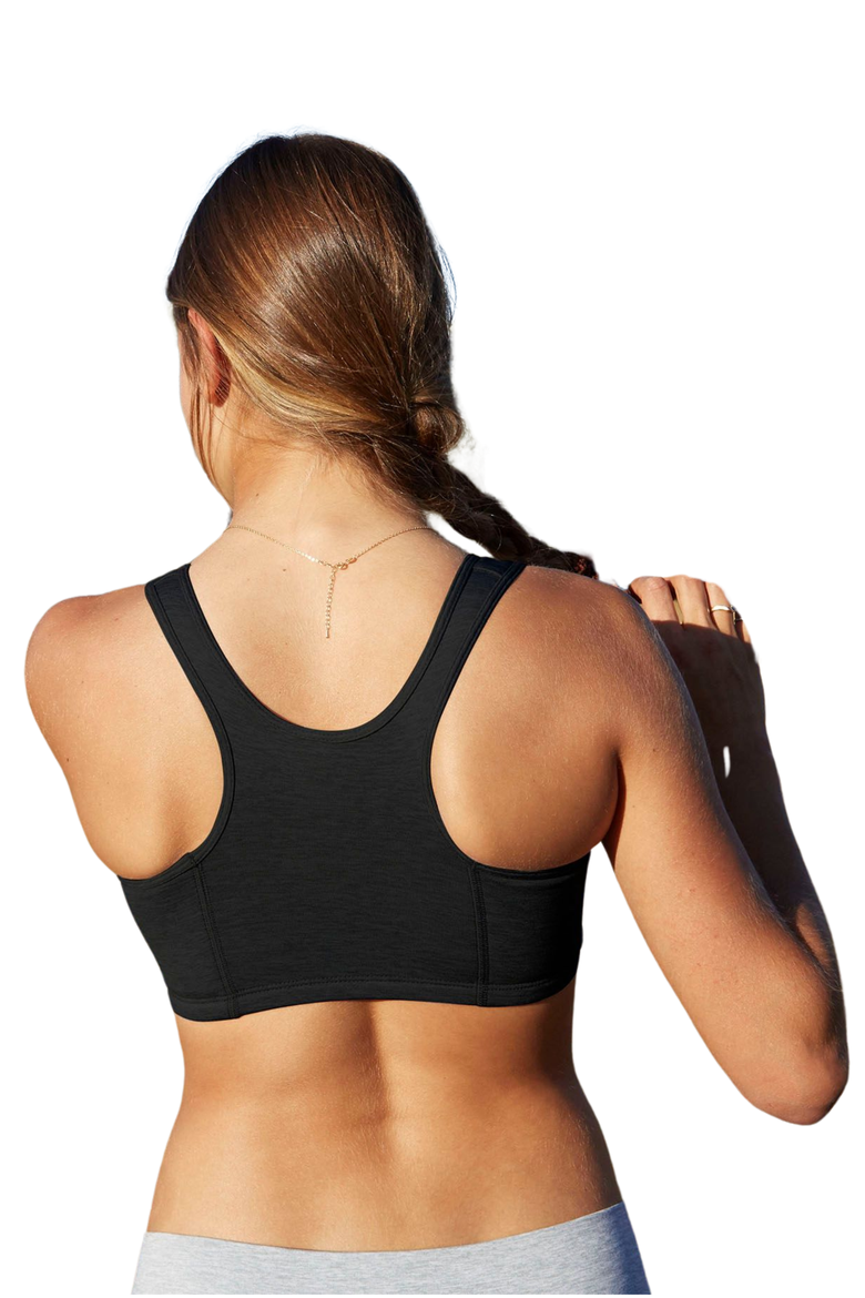 Half Moon High-Impact Sports Bra, Main, color, Black Night