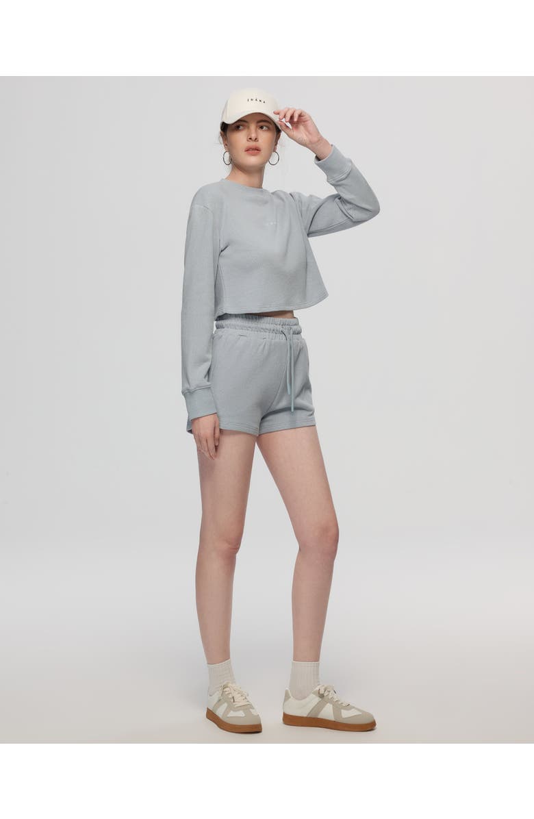 JUANA Off Hours Natural Crewneck Sweater, Alternate, color, Blue