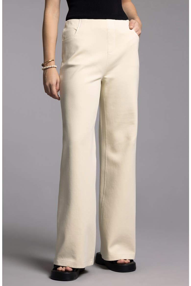 Genevieve Wide Leg Pants, Alternate, color, IVORY