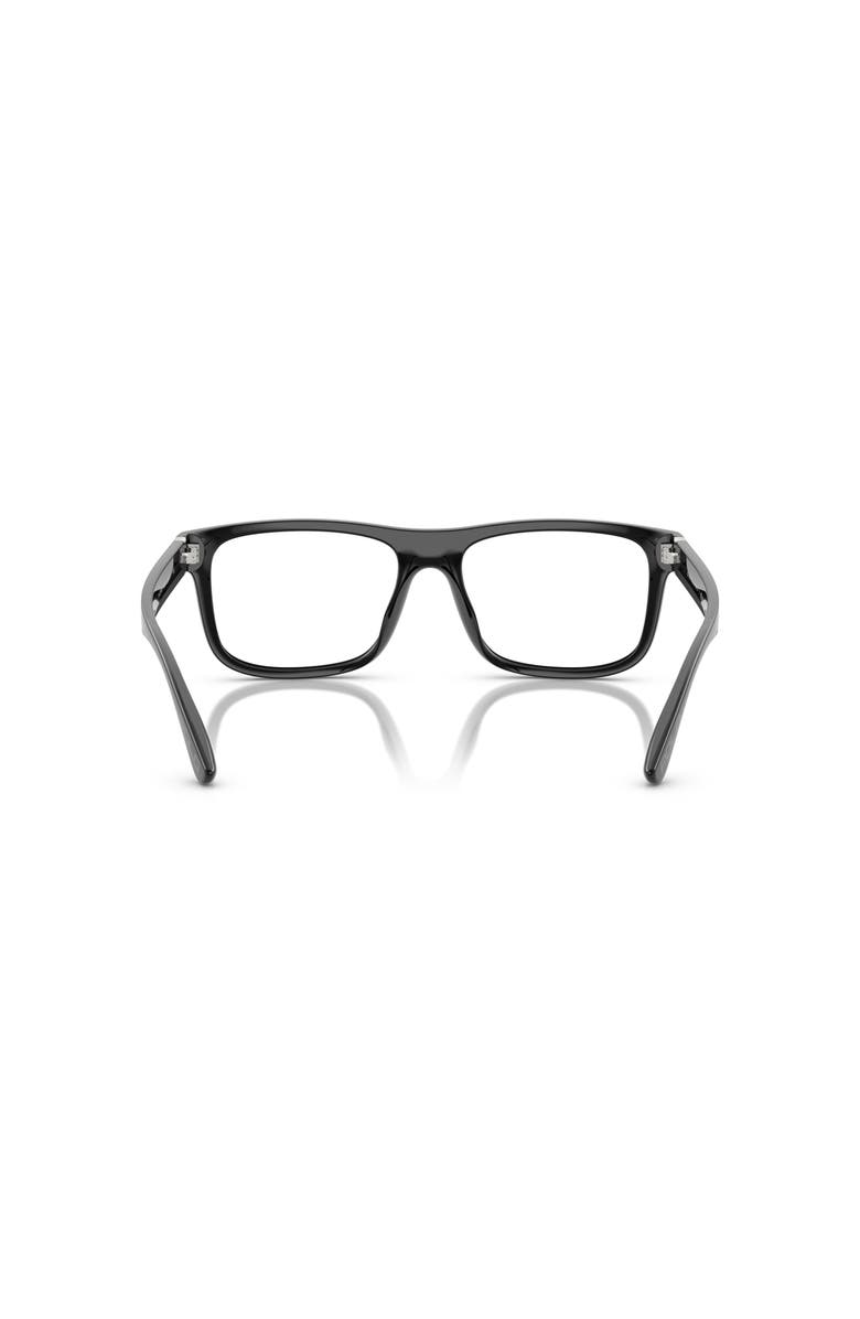 Polo Ralph Lauren 56mm Rectangle optical glasses, Alternate, color, Black
