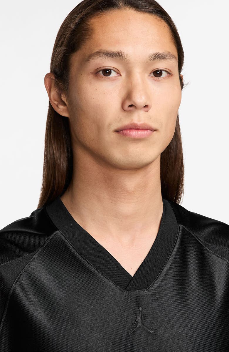 Nike MVP Oversize V-Neck Jersey, Alternate, color, Black