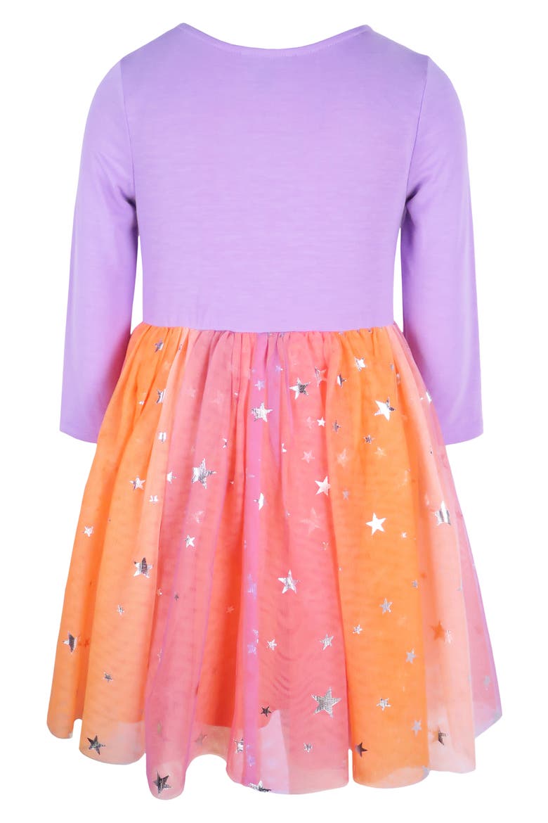 Kids' Halloween Ghost Sequin Tutu Dress, Alternate, color, LILAC/ MULTI