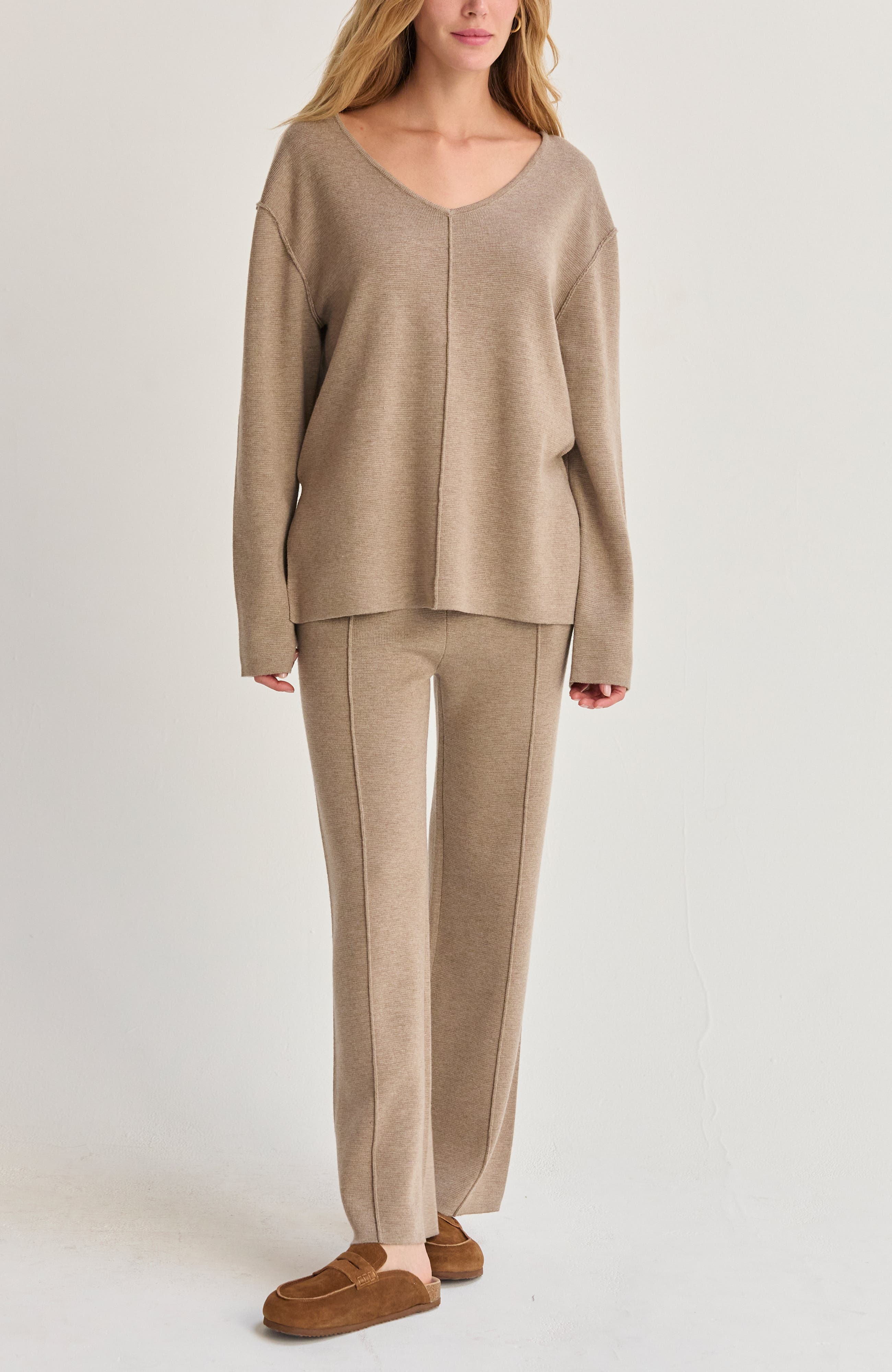 Lounge Sweater Knit Pants - image 2