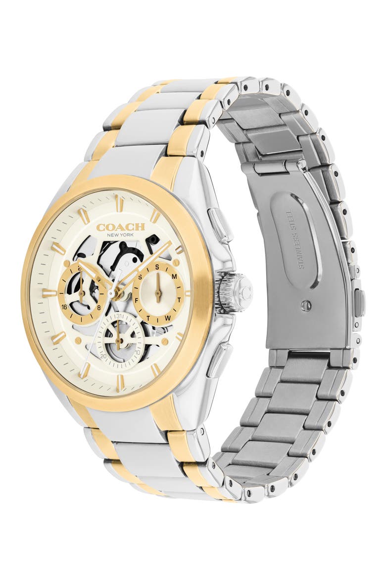 Jackson Bracelet Chronograph Watch, 41.5mm, Alternate, color, SILVER  GOLD