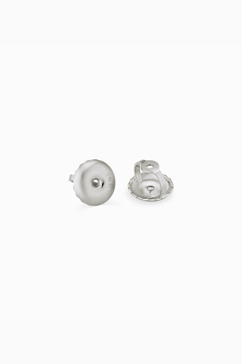14K Solid Gold Luminous 3 Carat Lab Diamond Classic Studs, Alternate, color, White Gold, Lab Diamonds