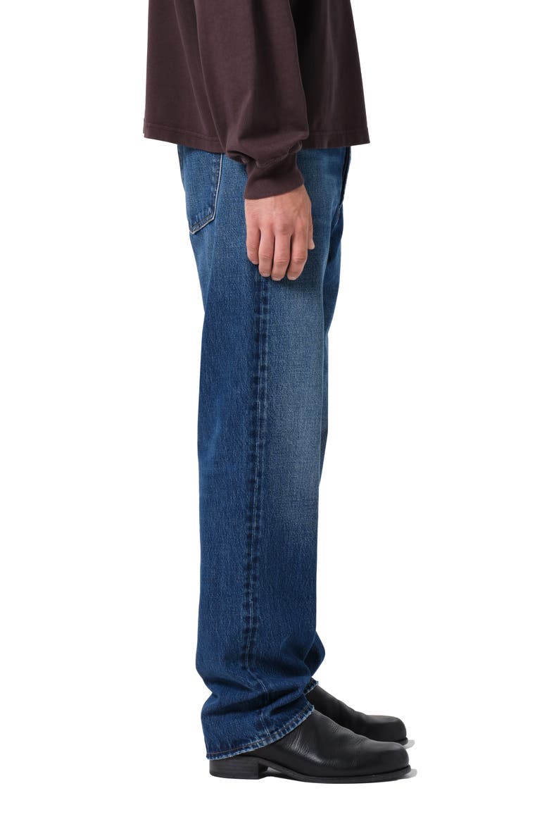 '90s Mid Rise Relaxed Straight Leg Jeans, Alternate, color, DARK INDIGO