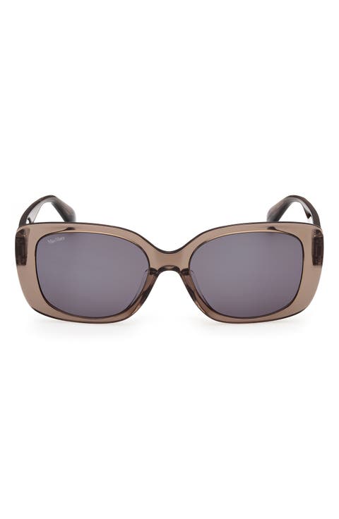 55mm Rectangular Sunglasses