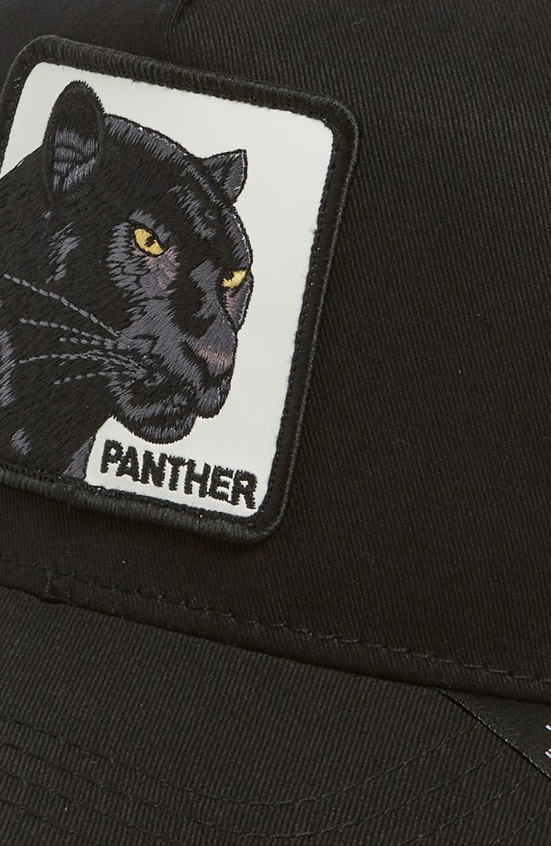 Goorin Bros. The Panther Trucker Hat, Alternate, color, Black