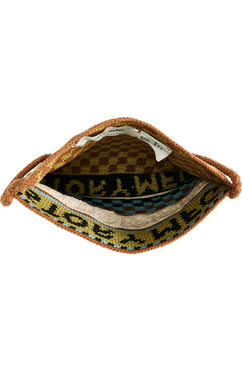 Story mfg. Stash Organic Cotton Crochet Crossbody Bag, Alternate, color,