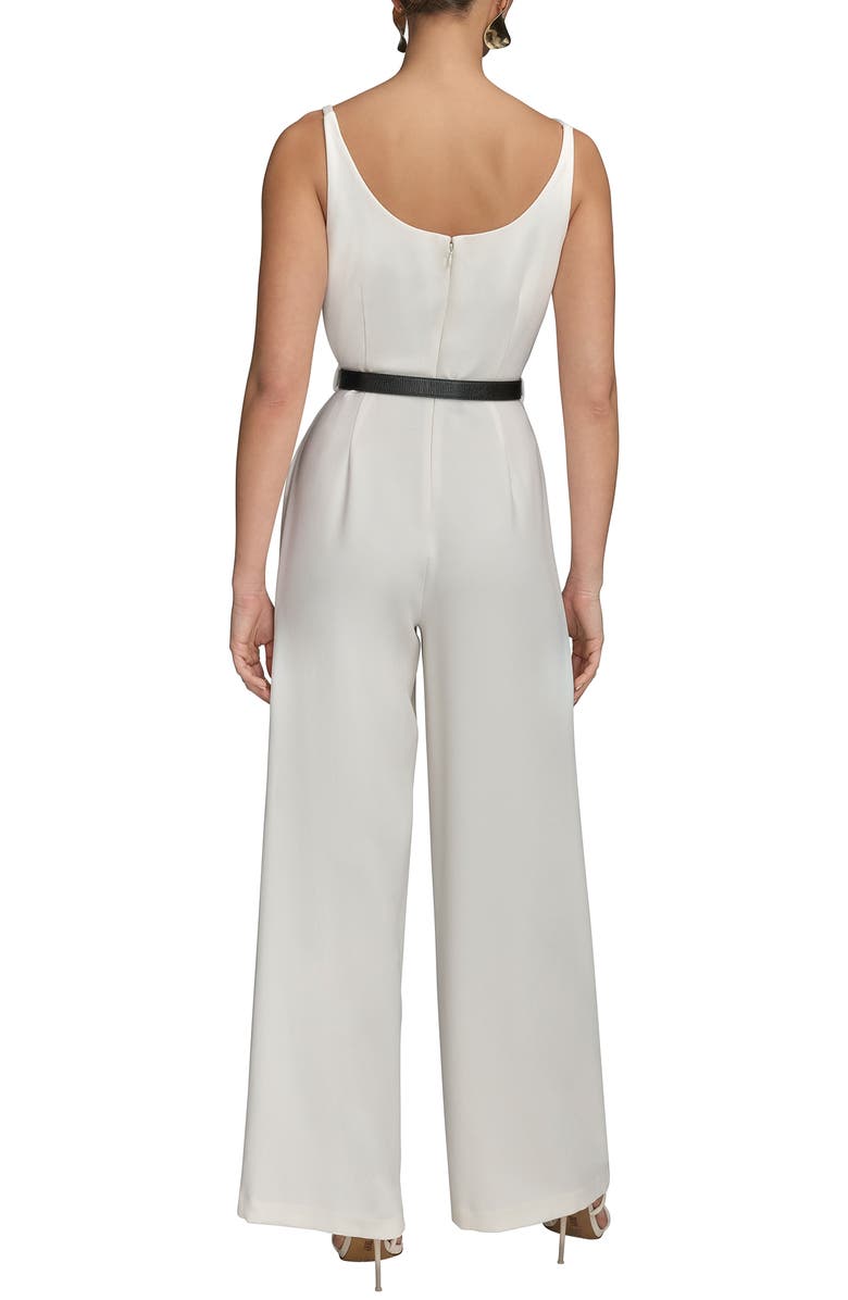 Donna Karan New York Belted Jumpsuit, Alternate, color,
