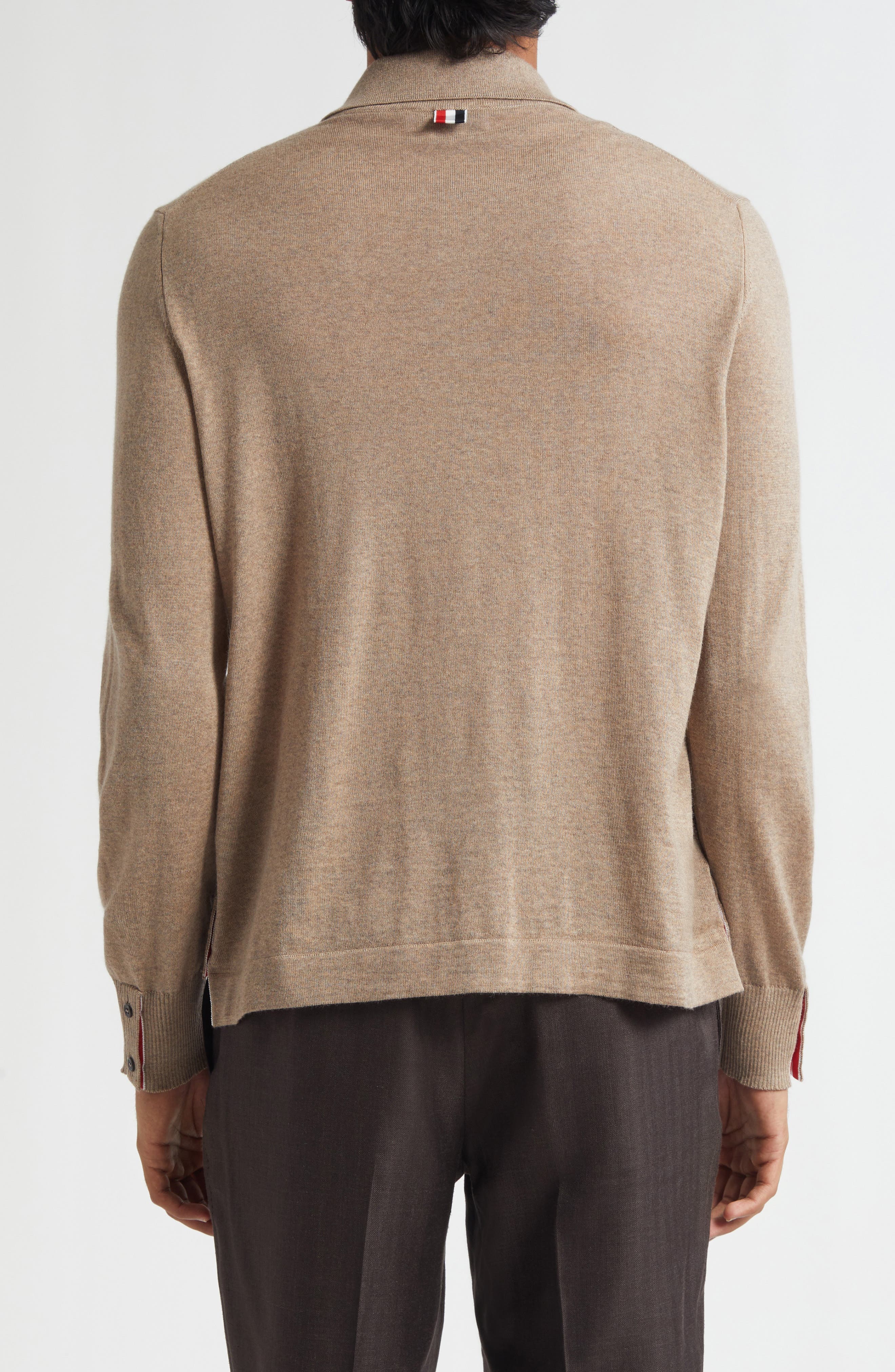 Virgin Wool Button-Down Cardigan - image 2