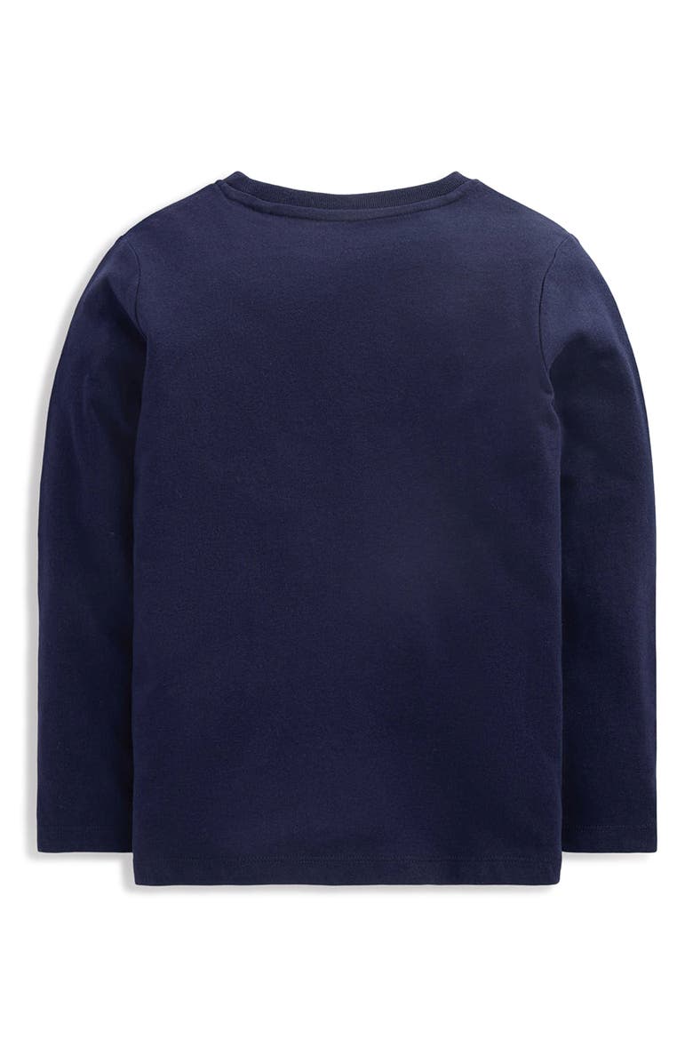 Kids' Wolf Superstitch Long Sleeve T-Shirt, Alternate, color, FRENCH NAVY SCENIC WOLF