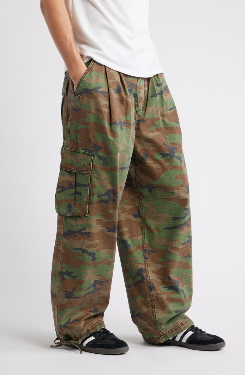 Elwood Baggy Camo Pants, Alternate, color, Camo