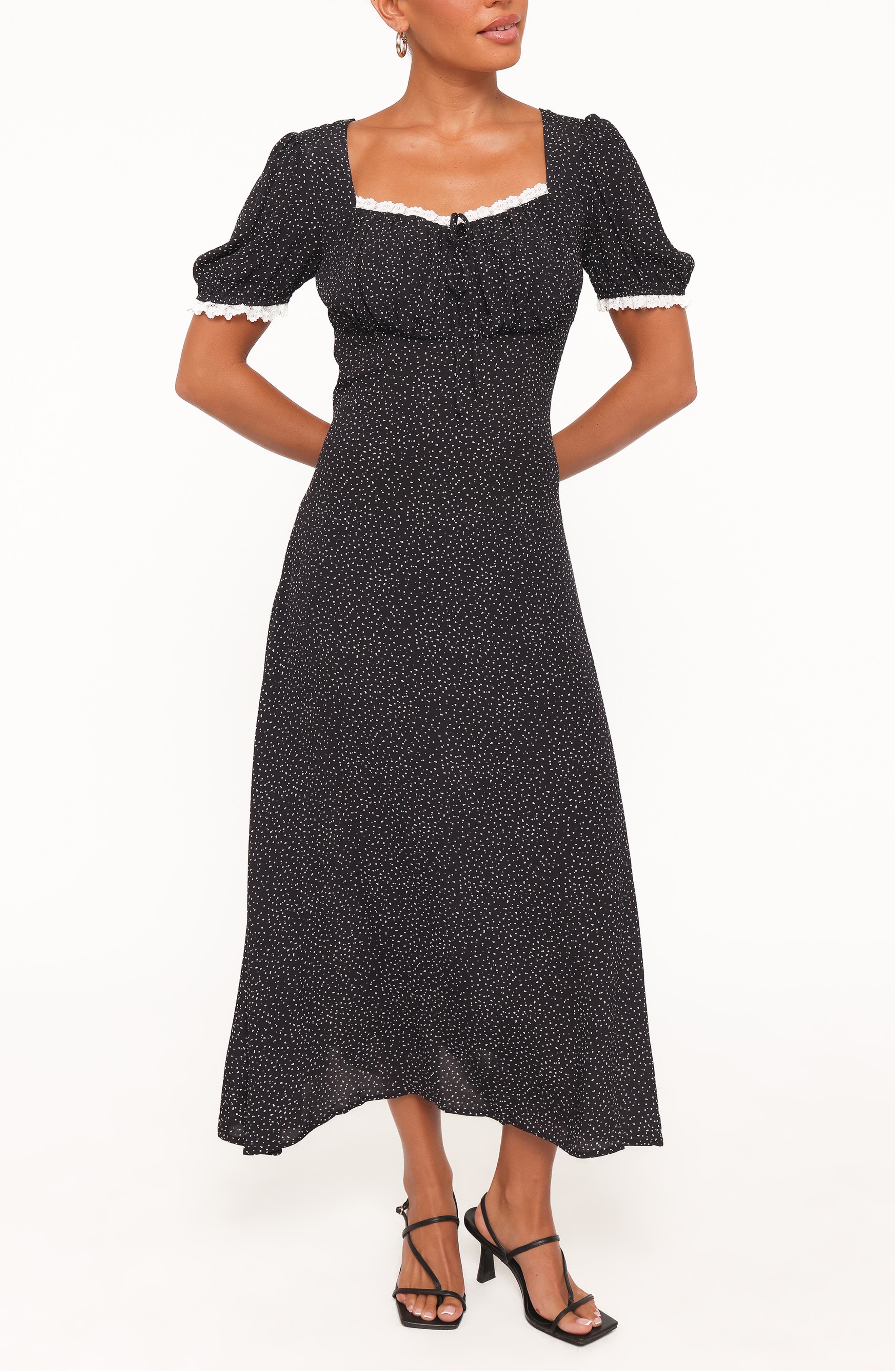 selected BLACK POLKA DOT