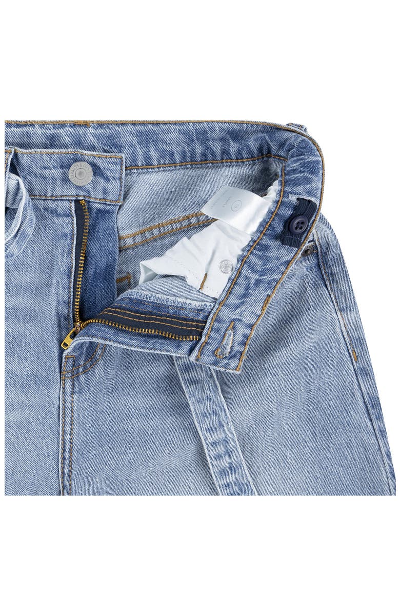 Kids' Belted Cropped Jeans, Alternate, color, FREE SPIRIT