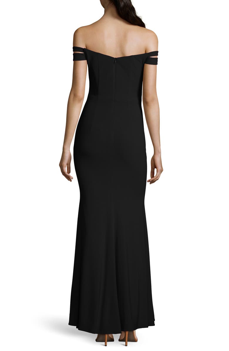 Xscape Evenings Xscape Off the Shoulder Evening Dress, Alternate, color,