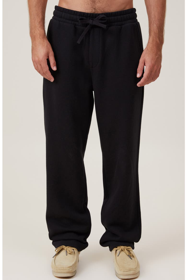 Men's Relaxed Track Pant, Main, color, BLACK