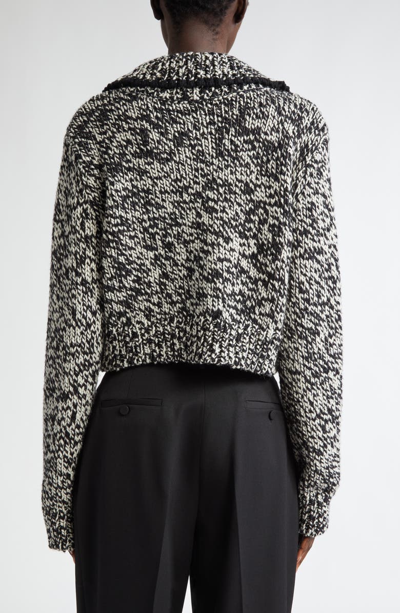 Altuzarra Lantini Marled Merino Wool Blend Sweater Jacket, Alternate, color, 