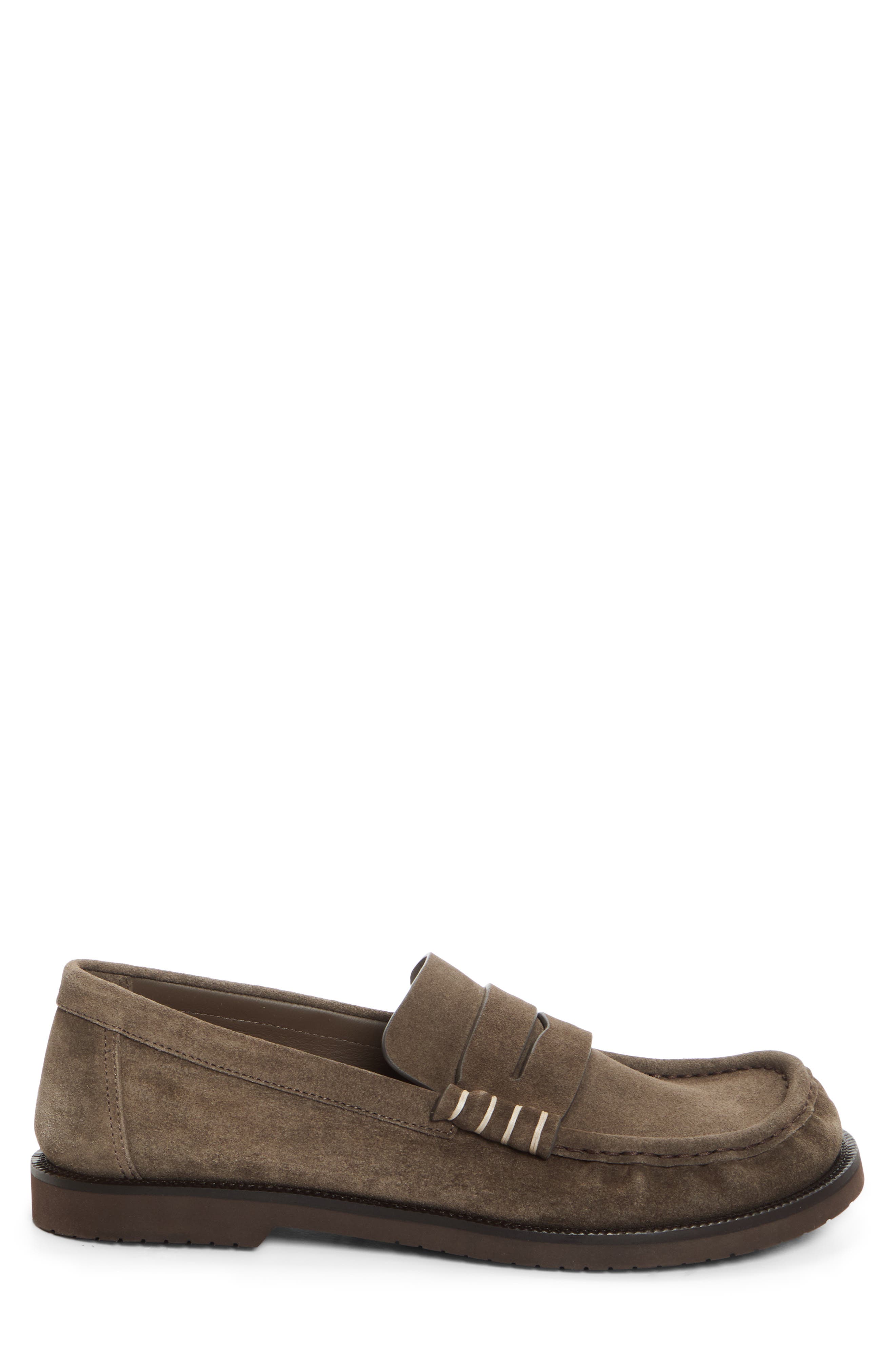 Penny Loafer, Alternate, color, DARK TAUPE