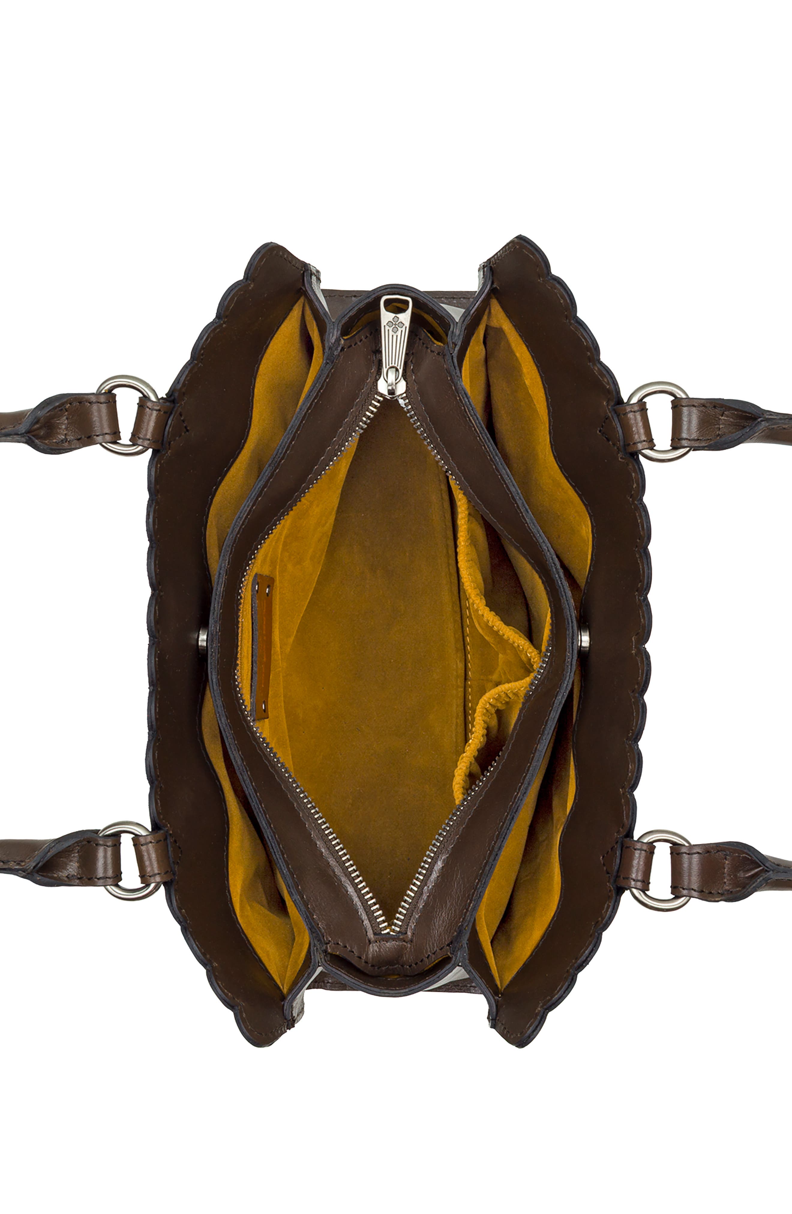 Patricia Nash Morra Twist Handle Shoulder Bag, Alternate, color, Mushroom