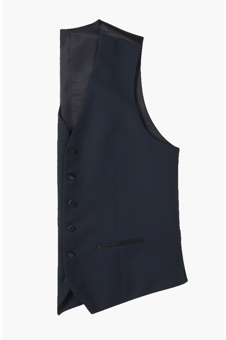 Tuxedo Vest, Alternate, color, Midnight Blue