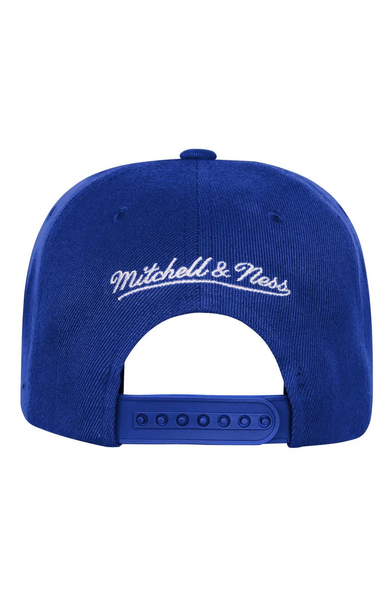 Mitchell & Ness Youth Mitchell & Ness Blue New York Knicks 50th Anniversary Duo Front Snapback Hat, Alternate, color, Blue