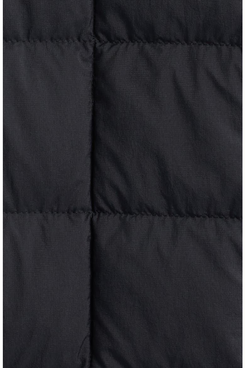 Quilted Down Liner Vest, Alternate, color, BLACK