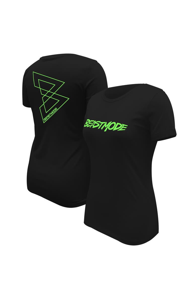 Soleworks Women's  Black Beast Mode Big B Energy Essentials T-Shirt, Main, color, 