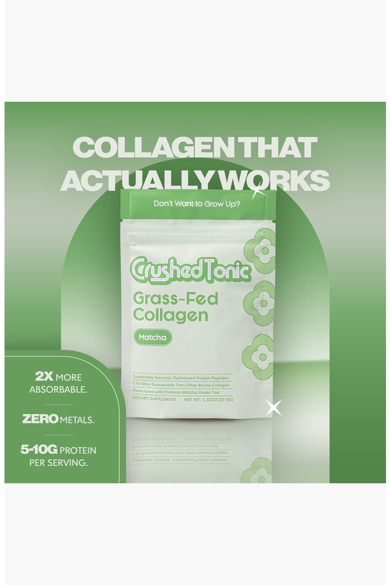 Matcha Marine Collagen Supplement, Alternate, color, 1 Pouch (15 Servings)
