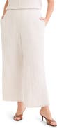 NIC+ZOE Pinstripe Cotton Blend Wide Leg Pants