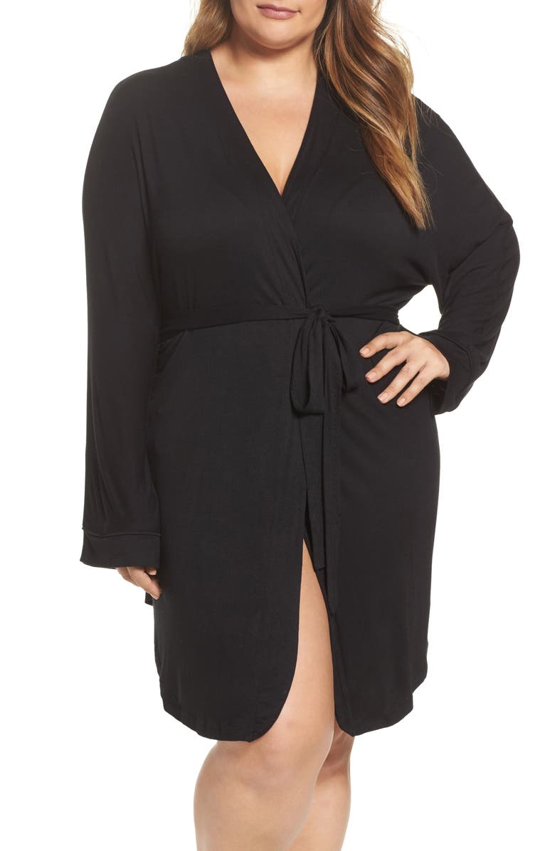 Honeydew Intimates All American Jersey Robe, Main, color, 