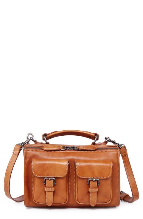 Las Luna Leather Crossbody Bag
