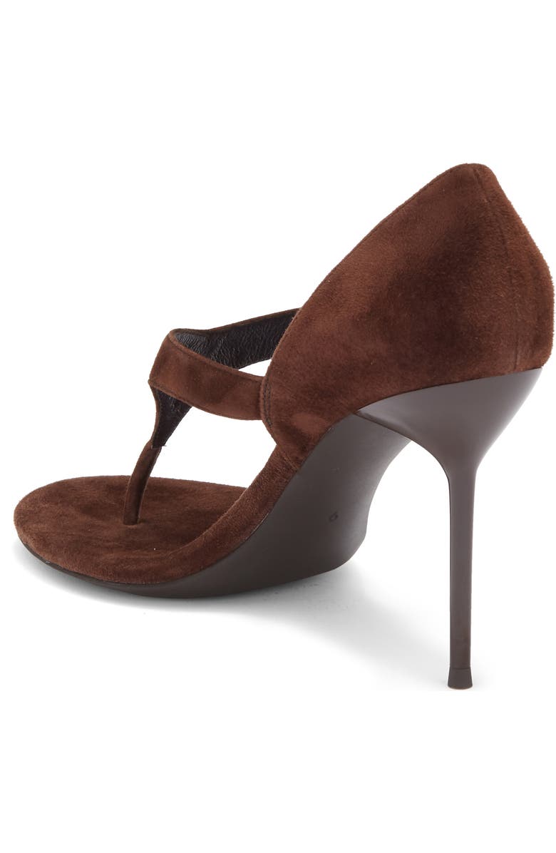 Jeffrey Campbell Rhian Stiletto Sandal, Alternate, color, Brown Suede